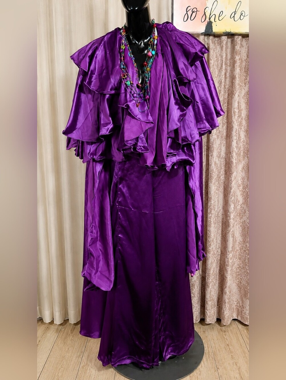 Xpluswear Purple Pant Set